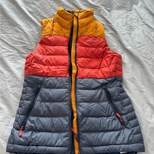 L.L. Bean Women's Bean's Down Vest, Colorblock, Petite